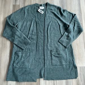 NWT Old Navy Soft Teal Cardigan Sweater XL
